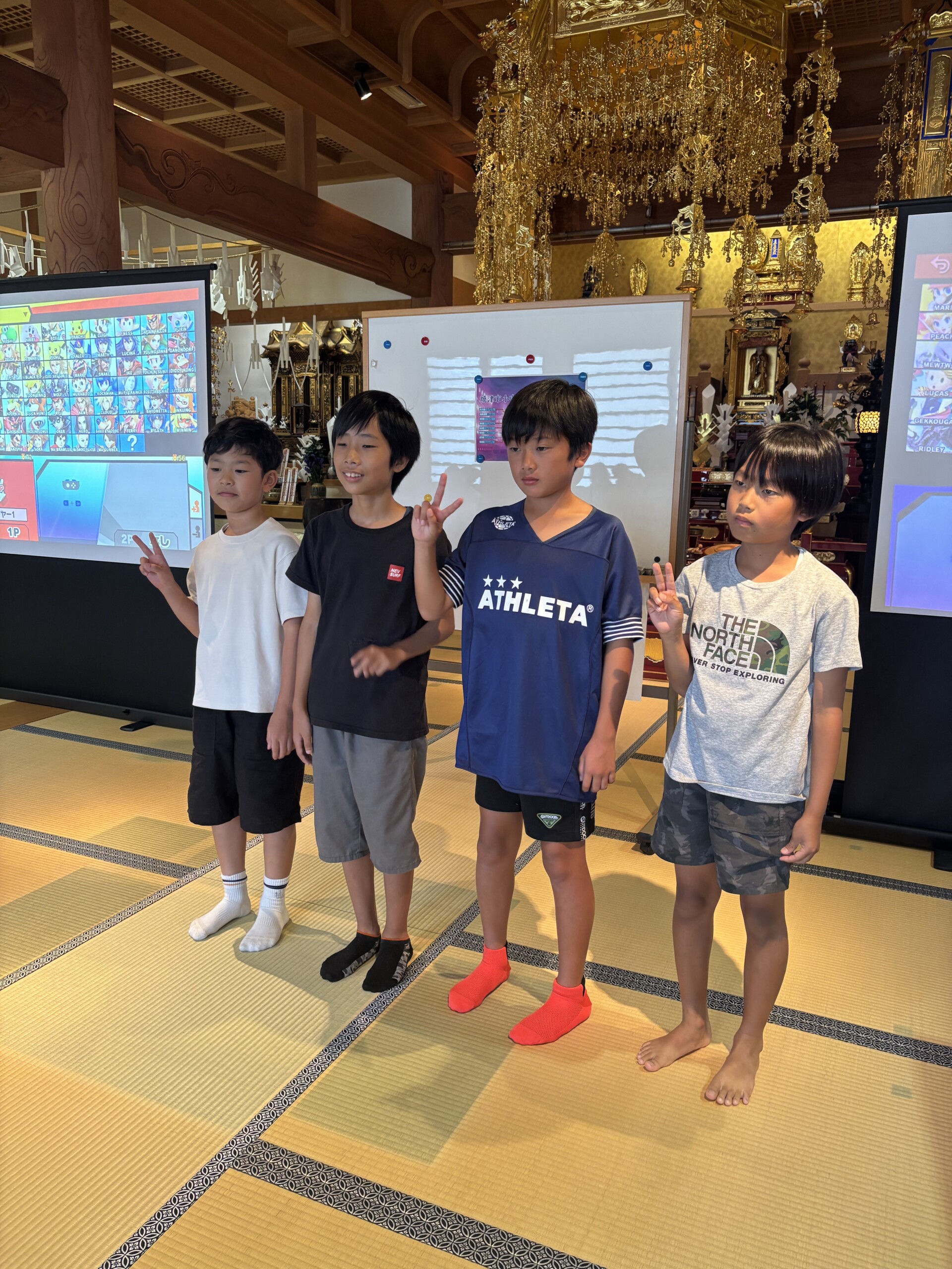 小学生の部で健闘した4名の参加者